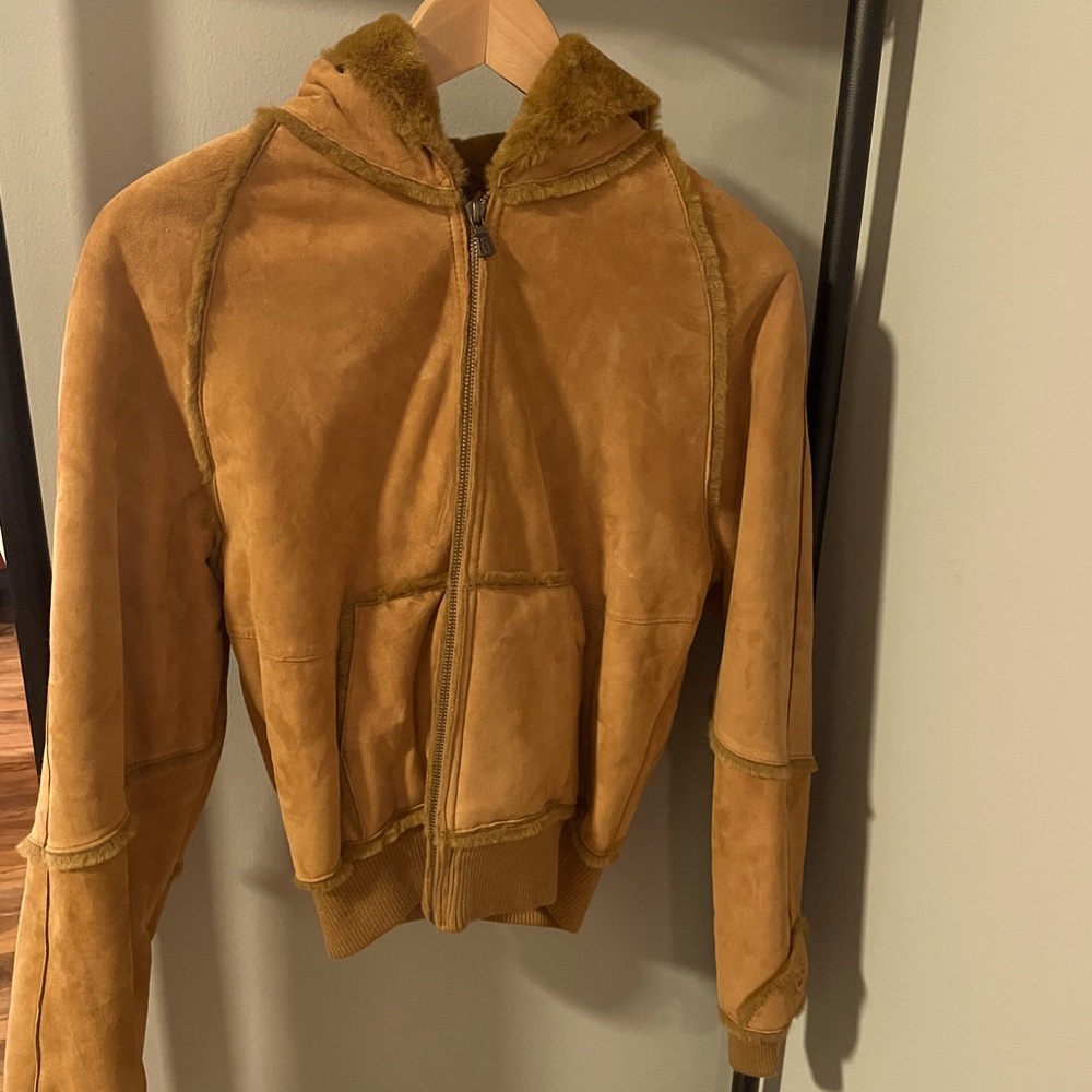 UGG bomber jacket (Medium) Chestnut Brown NEW! Purchased $385 retail @Nordstrom